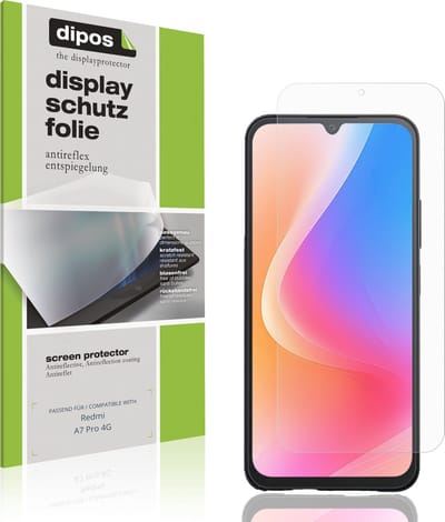 dipos – 4x Matte Beschermfolie geschikt voor Redmi A7 Pro 4G | Krasbestendige & antireflecterende Screenprotector Ultra-Thin