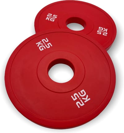 Padisport - Fractional Plates - 2.5 KG - Olympische Halterschijven - Bumper Plate 2.5 kg - Olympische Gewichten - Halterschijven - Halterschijf 2.5 Kg