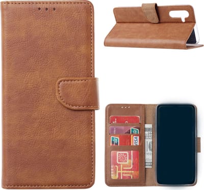 Bookcase Geschikt voor: Apple iPhone 16 Plus - Lichtbruin - portemonnee hoesje - ZT Accessoires