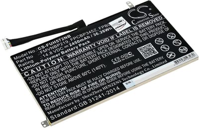 Vervangende Laptop Batterij voor Fujitsu 14,8V Li-Polymer
