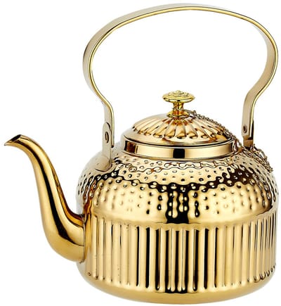 Unyqoos ® Stijlvolle en Praktische 1,8 Liter Roestvrijstalen Theepot met Afneembaar Theefilter en Inductiegeschikt