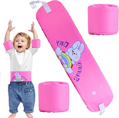 Kinderen Zwemgordel - Zwemhulp Set - Water Leren Zwemmen - Ademende Polyester Stof - 110-140 cm - Blauw