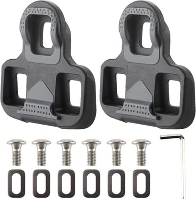 Fietsschoenplaatjes compatibel met Bike Pedalen Set voor Racefietsen - Indoor Outdoor - Anti-Slip TPU