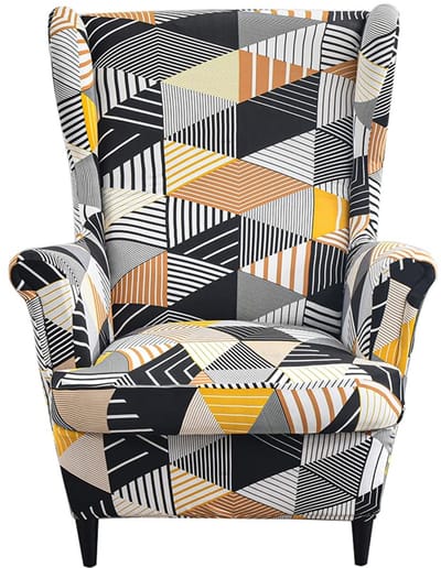 slipcovers voor fauteuils Bedrukte vleugelrug fauteuil covers vleugelstoel covers 2 stuks vleugelrug fauteuil covers