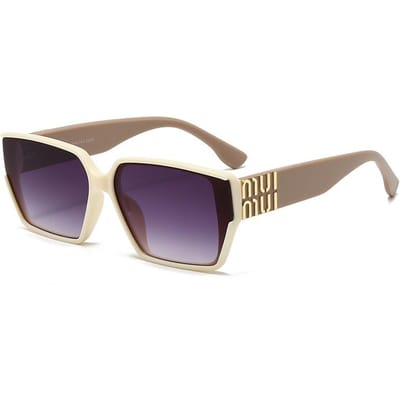 Mode MM Designer Zonnebrillen voor Dames en Heren Stijlvolle Vierkante Luxe Brillen Unisex Trend Vintage Tinten UV400