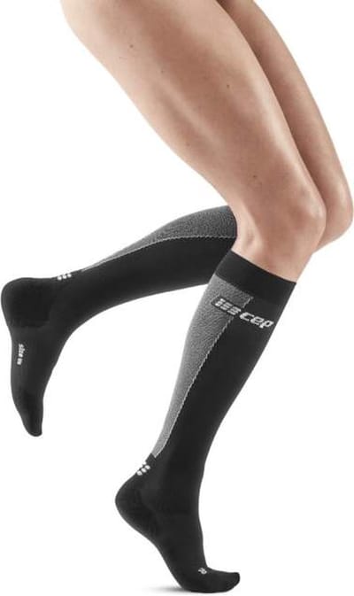 CEP | Ultralight Socks Tall V3 | Compressiekousen | Dames | Black / Grey | II