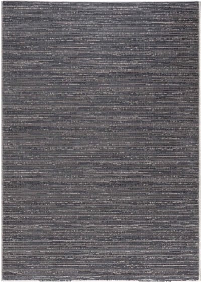 Flycarpets Eleganza Modern Laagpolig Gestreept Vloerkleed - Donkergrijs - 120x170 cm