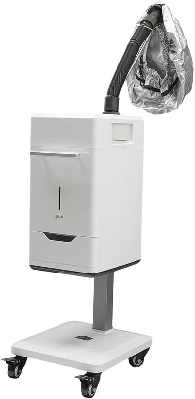 Seth Select Haarstomer met wielen - Professionele Nano Haarstomer met Kap – Verrijdbare Stoomkap op Wielen voor Kapsalon & Schoonheidskliniek