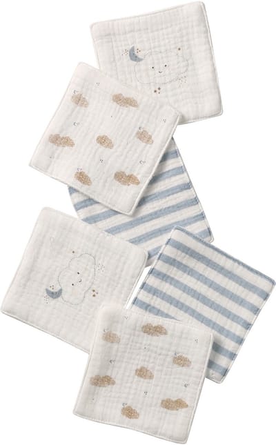 Vertbaudet Set van 6 washandjes
