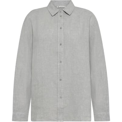 Dameshemd met lange mouwen KnowledgeCotton Apparel Loose Linen