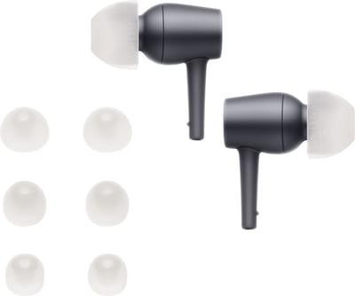 kwmobile 6x cover voor in-ear oortjes geschikt voor Sony MDR-EX750BT / WI-1000X / WI-H700 / WI-C200 - Vervangende oordopjes van siliconen in wit - 3 maten