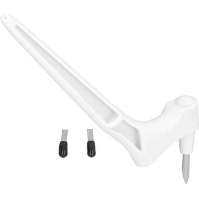 Handwerksnijgereedschap 360 Graden Draaibaar Snijmes Snijder Set Kit voor DIY Handwerk Oranje wit