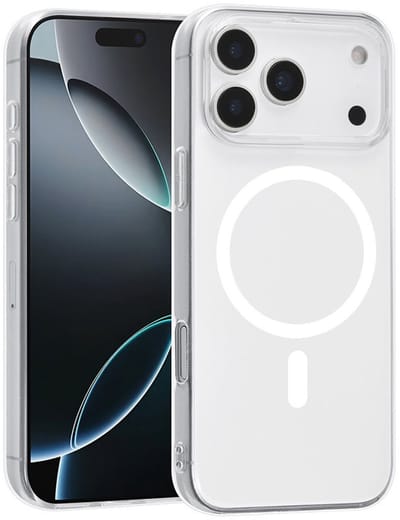 CaseBoutique TPU Case hoesje geschikt voor iPhone 17 Pro Max - Effen Transparant - TPU (Zacht) - Volledig Doorzichtig - Compatible met MagSafe en Qi2