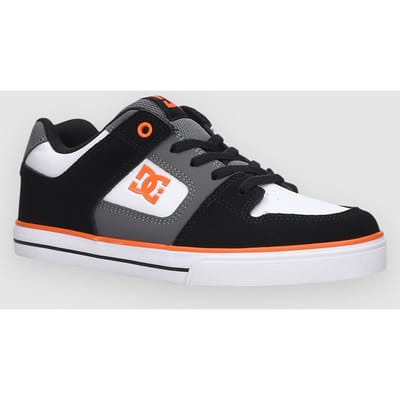 DC Pure Elastic Kids Skateschoenen grijs