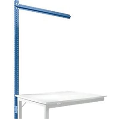 Opbouwframe voor aanbouwtafel STANDAARD werktafel-/werkbanksysteem UNIVERSAL/PROFI, 1250 mm, briljantblauw