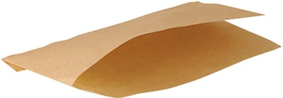 1x 1000 Hotdog zakjes pure 18 cm x 11 cm bruin vetvrij