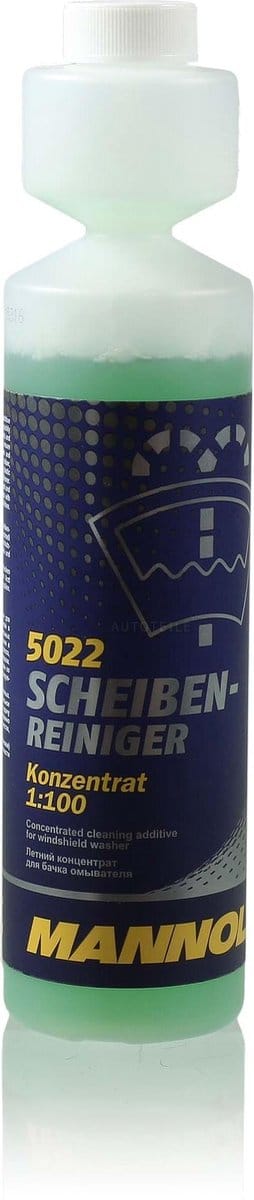 Mannol Ruitenwisservloeistof | 1:100 | Geconcentreerd | Goed voor 25 Liter | 250 ml