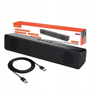Soundbar - Zeniwre - BT-S058 - Soundbar voor TV met Dolby Atmos - Draadloze Bluetooth Speaker - AUX - USB 3.0/2.0 - Mini Jack 3,5 mm - Ingebouwde FM-radio - Ingebouwde ruisonderdrukking