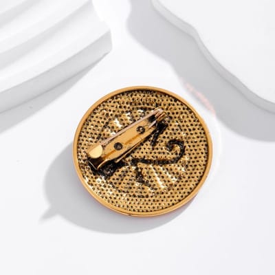 Egyptische Horus Oog Broche Vintage Zinklegering Spelden voor Vrouwen Mannen Bescherming Symbool Sieraden Jassen Pakken Jurk