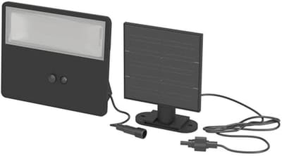 LED Solar Wandlamp voor Buitenshuis met Bewegingsmelder - Zwarte Buitenverlichting IP44, 1500 Lumen