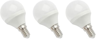 Spectrum LED Kogellamp E14 6W - 230V - 560 Lumen - 6000K Koud wit - Helder daglicht - Energiezuinig - 3 stuks