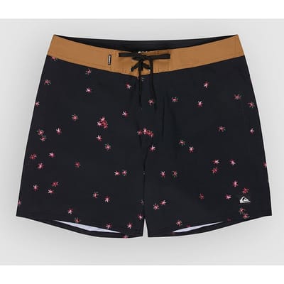 Quiksilver Surfsilk Kaimana Printed 16 Boardshorts zwart
