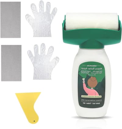 Muurverf reparatie wit 500 g - 2 in 1 muurverfroller - eenvoudig aanbrengen - ShopVlot