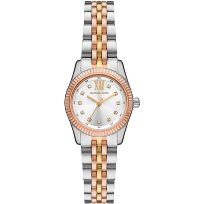 Michael Kors Lexington MK4987 Two-tone Zilveren Wijzerplaat Dameshorloge