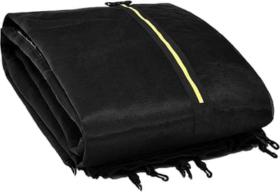 Trampoline Veiligheidsnet - Vervangend Net - Buiten Spelen - Dubbele Ritssluiting - Tot 3 Meter - Zwart