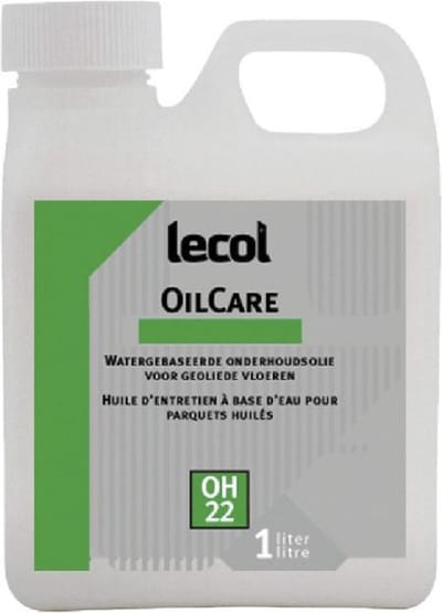 Onderhoudsolie - Conditioner - Naturel -  Waterbasis - Kant-en-Klaar - Voor geoliede vloeren -  Lecol OH-22 - 1L