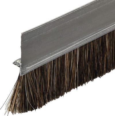 Borstelafdichting Deur - Tochtstrip Paardenhaar - Tocht Weren - Dichte Afwerking - 1250 mm - Zilver