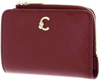 COCCINELLE Leren portemonnee C-Me Wallet Ribes (rood)paars
