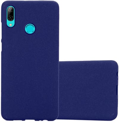 Cadorabo Hoesje geschikt voor Honor 10 LITE / Huawei P SMART 2019 in FROST DONKER BLAUW - Beschermhoes gemaakt van flexibel TPU silicone Case Cover