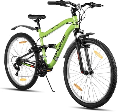 HILAND Full Suspension Mountainbike - 26 inch - MTB - 18 Versnellingen - Schijfremmen - Heren & Dames - Volwassenen