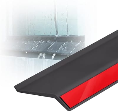Zelfklevende Regenbescherming - Waterdichte Afdichting - Huis Beschermen - Flexibel Rubber Ontwerp - 1m tot 50m - Zwart