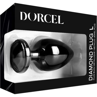 Dorcel - Diamond Aluminium Buttplug - Zwart – Large
