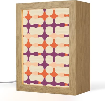 Tafellamp 15x20 cm - LED lamp - Modern - Patroon - Kleurrijk - Decoratieve tafellampen - Dimbaar - Tafellampje slaapkamer - Woonkamer binnen