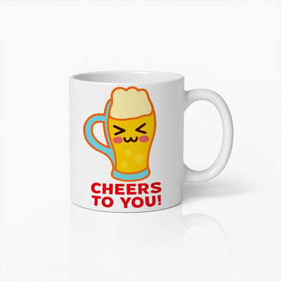 Nevolis® | Koffiemok 330ml met Uniek Design | Ontwerp Jouw Eigen Mok | Handgemaakt Cadeau voor Koffieliefhebbers | Gepersonaliseerd op Aanvraag | Enkel of Grote Bestelling