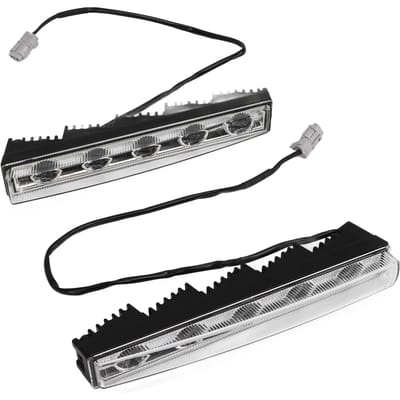 Remplacement de feux de jour LED pour voiture Pour W463 G500 G550 G65 G63 AMG 2004‑2018 Argent argenté