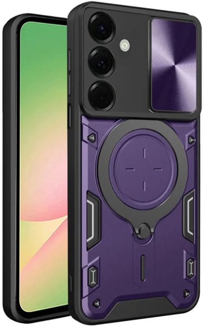 Hoesje geschikt voor Samsung Galaxy A56 - Techsuit CamGuard Pro Back Cover - Paars