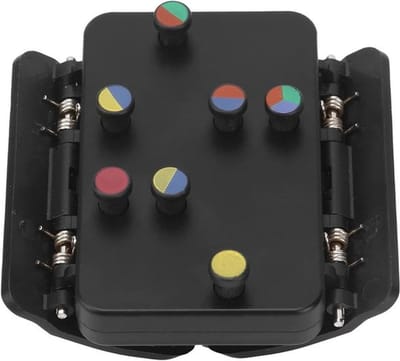 Ukulele-stemapparaat Clip-on met digitaal display, ukulele-accessoire voor beginners, akkoord-oefenhulp geschikt voor Sopraan-, Concert-, Tenor- en Baritonukuleles - Zwart.