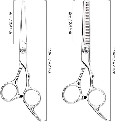 Professionele Kappersschaar Set voor Haar Knippen en Fijnmaken - Japans RVS