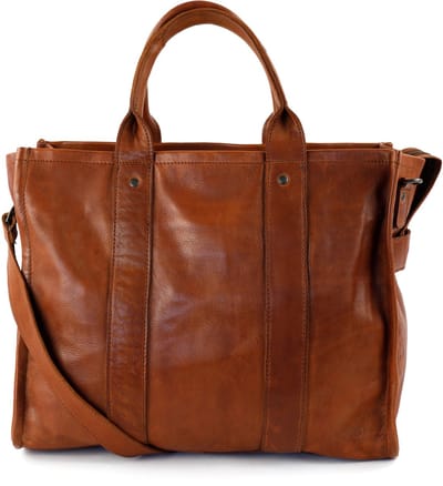 Bear Design Pepe XL Leren Totebag - Handtas - Laptoptas - 15,6 inch - Cognac