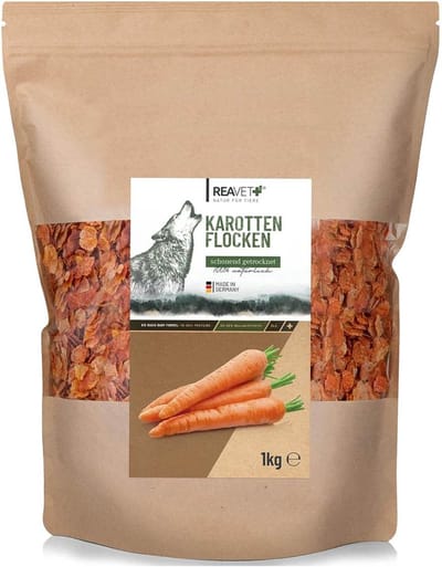 ReaVET - Wortelvlokken voor Honden - Graanvrij en glutenvrij - Ideaal voor BARF - 1 kg