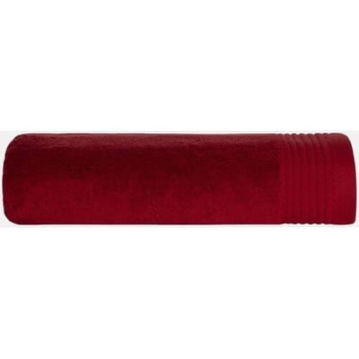 The One Towelling Deluxe badlaken - 70 x 140 cm - Handdoek - 100% Zacht Katoen - Burgundy