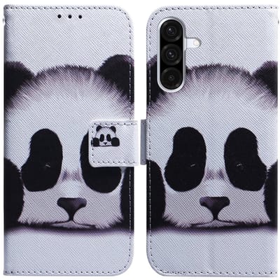 BoekCover Hoes Etui geschikt voor Samsung Galaxy A57 - Panda