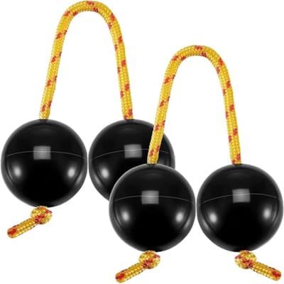 Ynkkvre - Kashaka Shaker Set van 2 -Hand Percussion Instrument voor Volwassenen en Kinderen - Rhythmische Bal en Kashaka Shaker - Afrikaanse Traditionele - Voor Kinderen en Volwassenen - Bruiloft en Feesten - Muziekinstrumenten