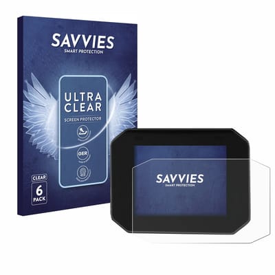 Savvies - Screenprotector voor Moto Guzzi Stelvio 2024 - Folie Beschermfolie transparant 6 Stuks