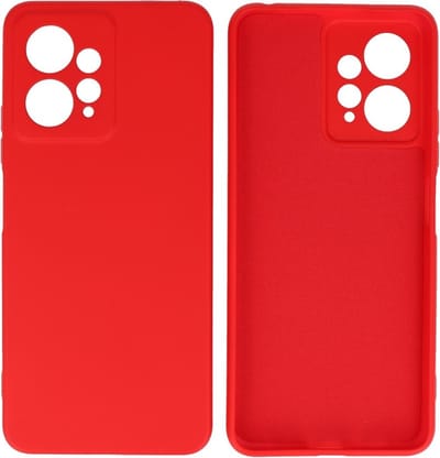 Fashion Backcover Telefoonhoesje - Color Hoesje - Geschikt voor de Xiaomi Redmi Note 12 4G - Rood