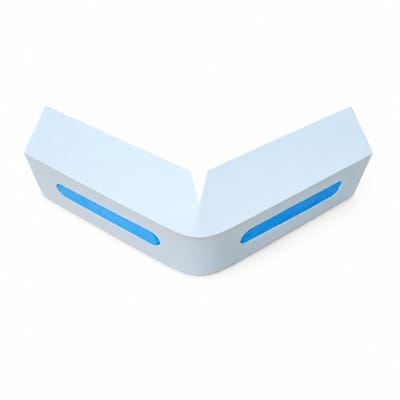 BREG Steigerfender - EVA foam - hoek 50 x 22 x 6 cm - waterdicht - Wit